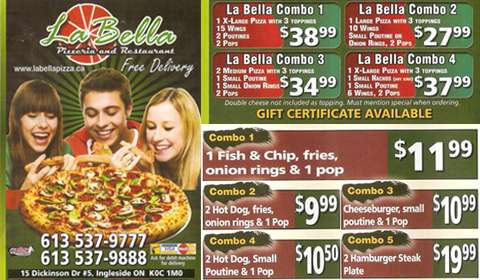 La Bella Pizzeria and Restaurant